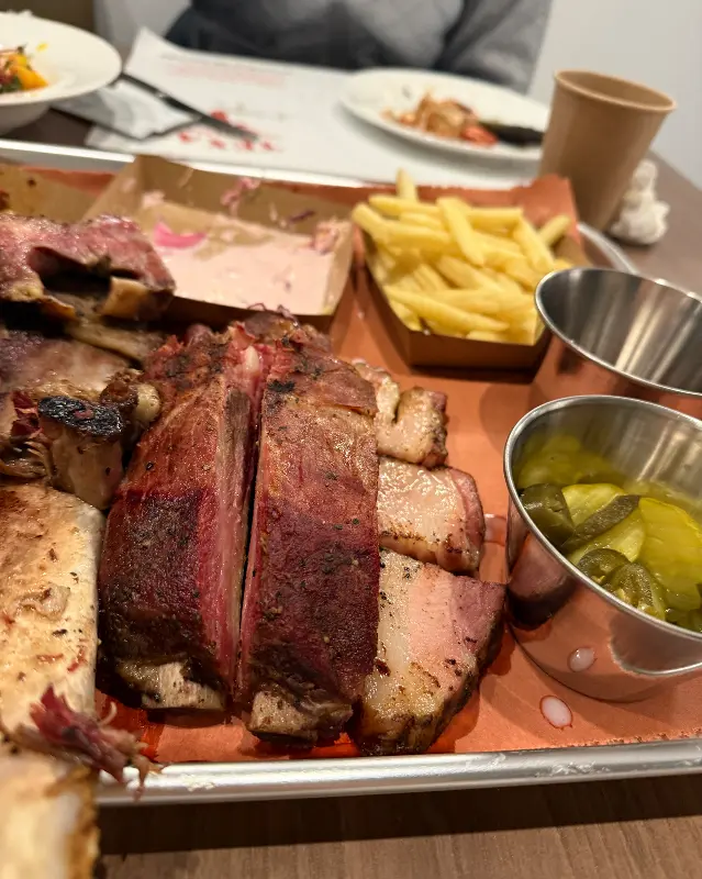 푸짐한 바베큐 한 상