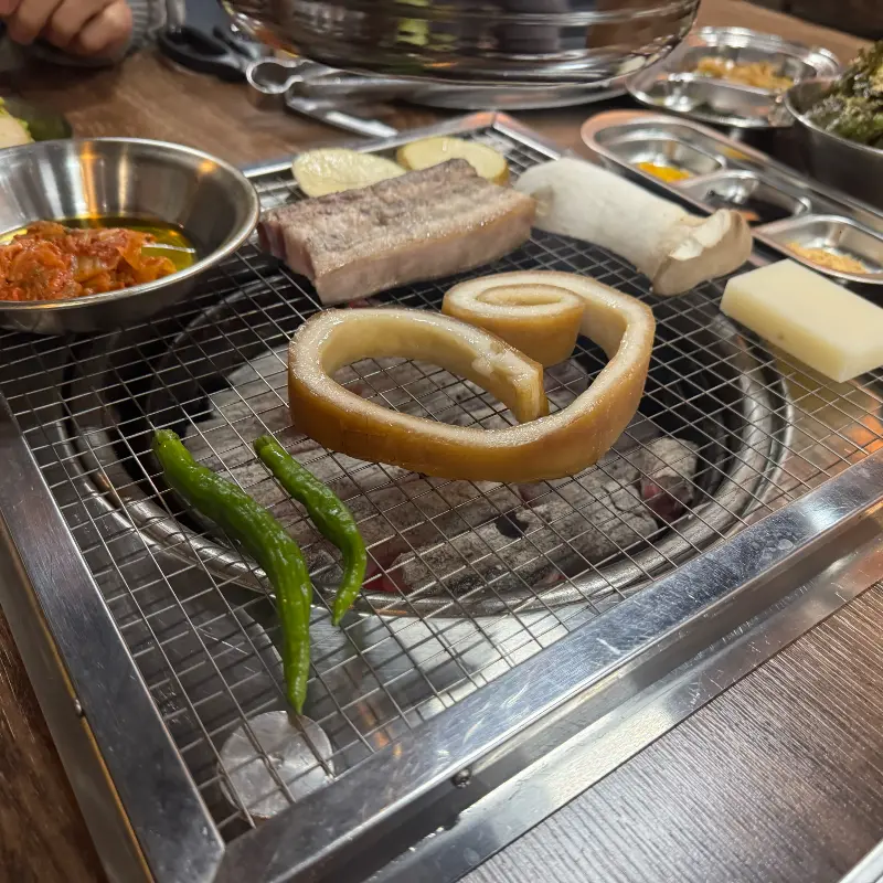 막창순대의 모습