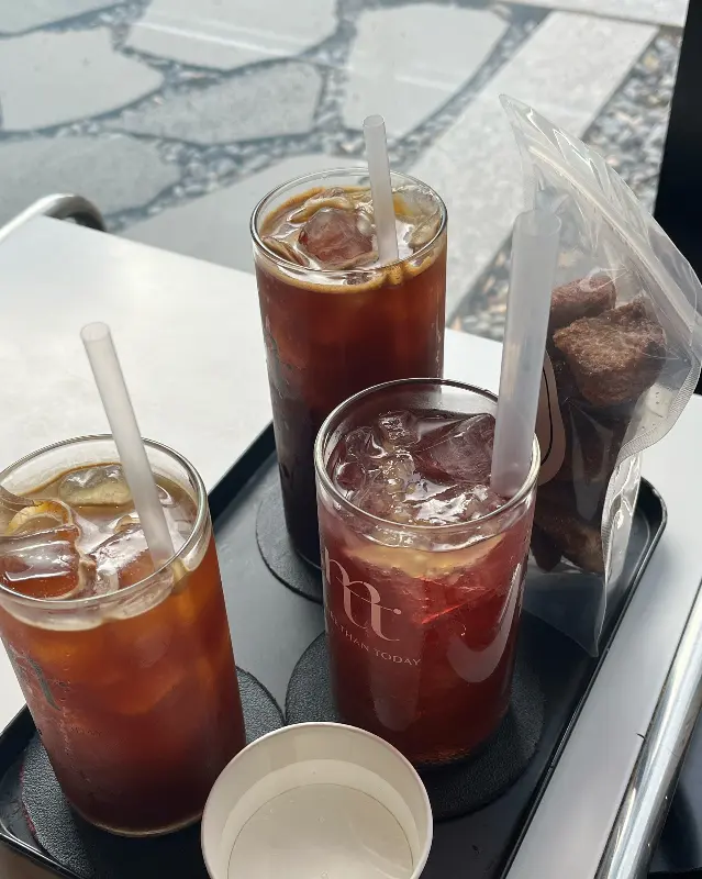 다양한 음료 메뉴