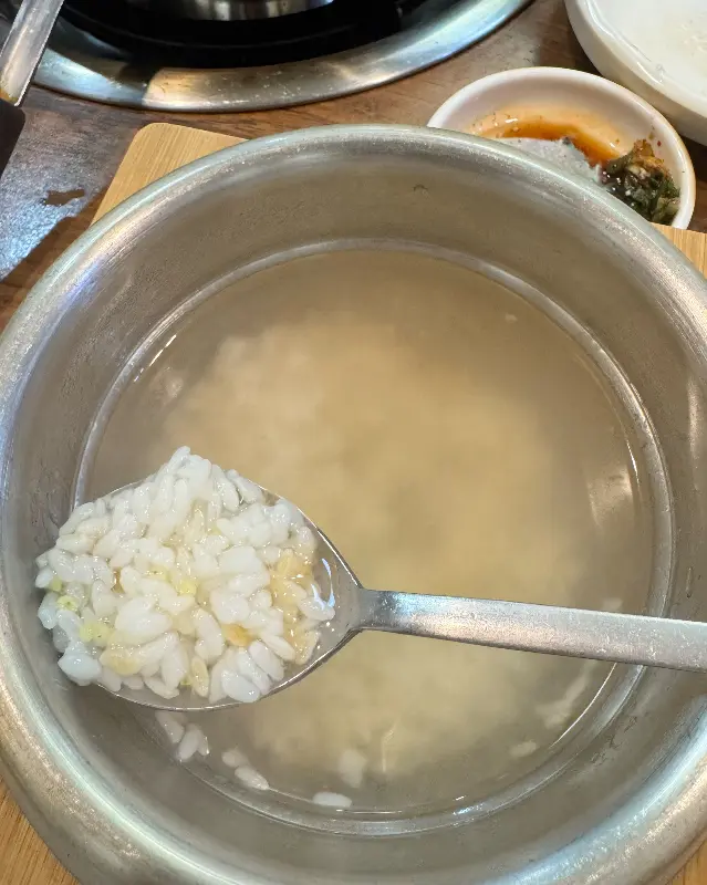 돌솥밥 누룽지