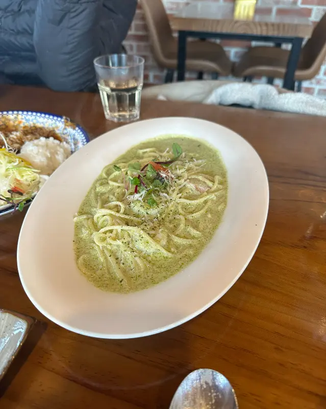 바질 크림 파스타