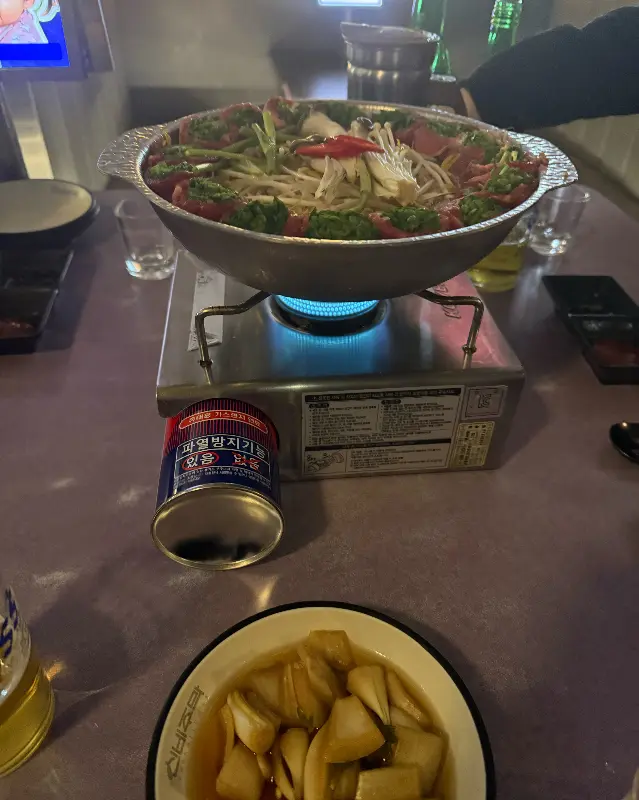 소고기말이 전골