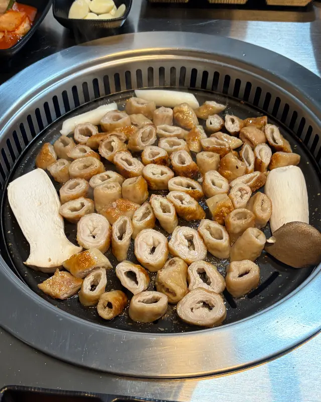 불판 가득 막창