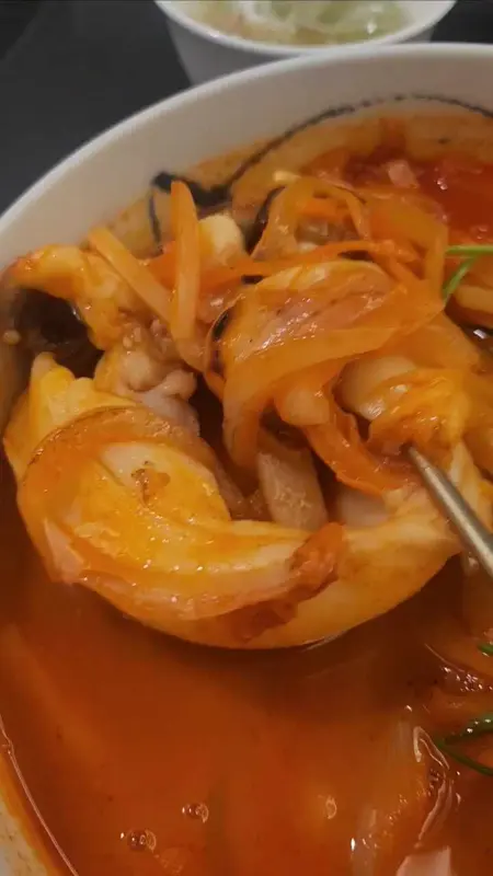 해산물이 가득 들어간 짬뽕