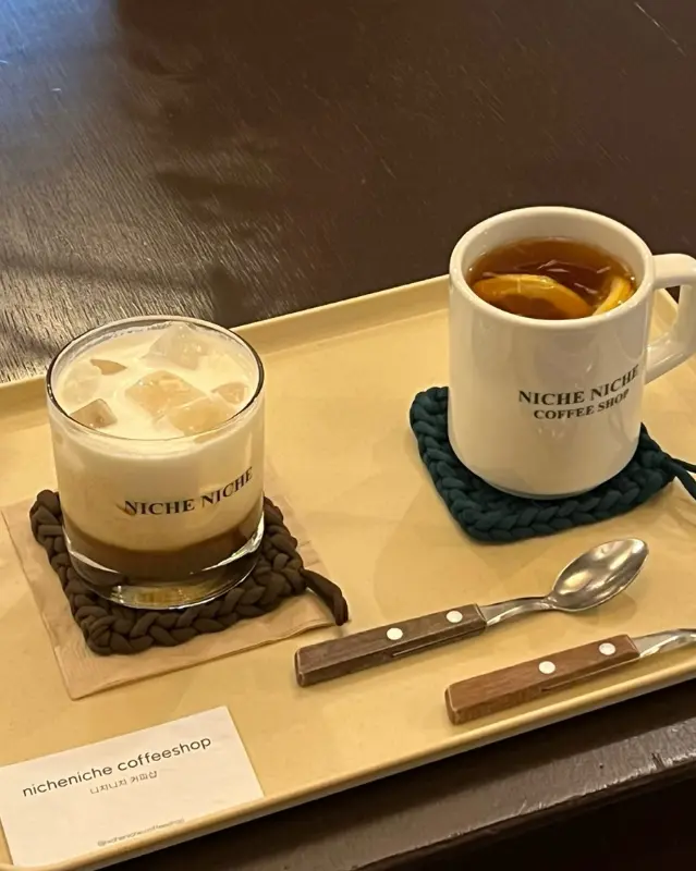 니치니치 카페 니치커피와 레몬얼그레이티