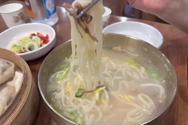 한우 사골 칼국수