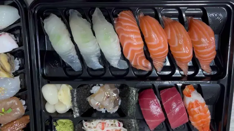 다양한 초밥 세트