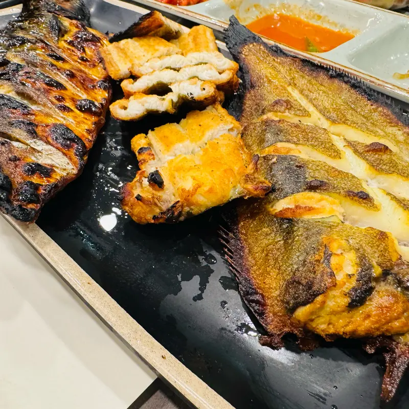 다양한 생선구이 모듬