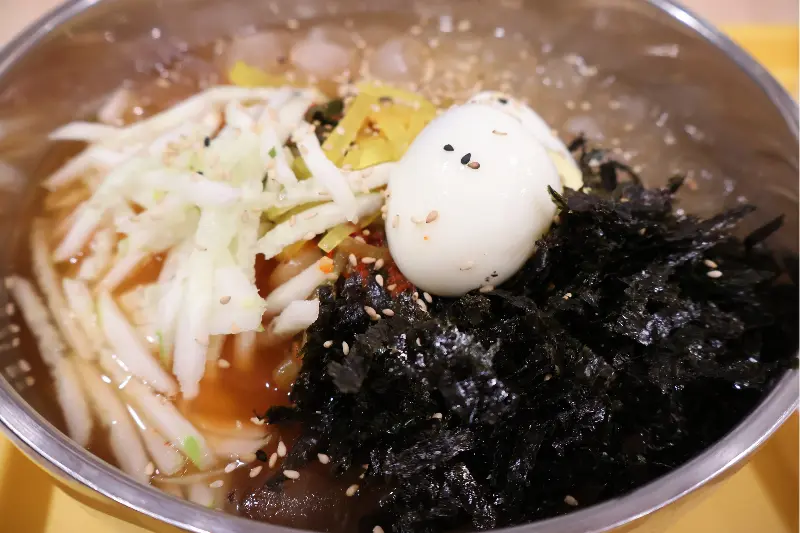 김치냉국수 디테일