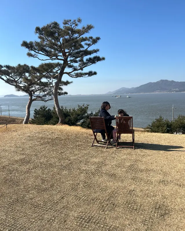 카페 정원의 모습