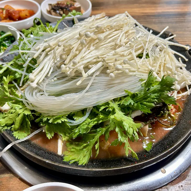 소불고기 곱창전골 비주얼