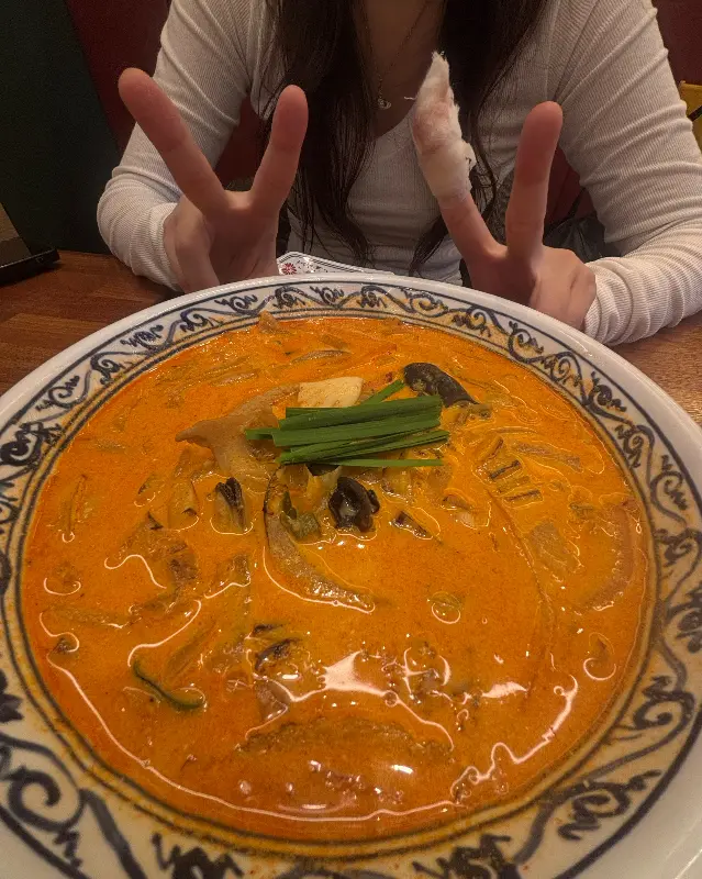 크림짬뽕 비주얼