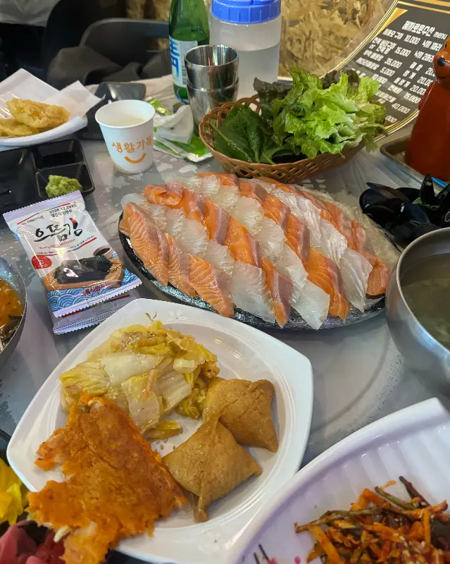 혜자수산 방어회