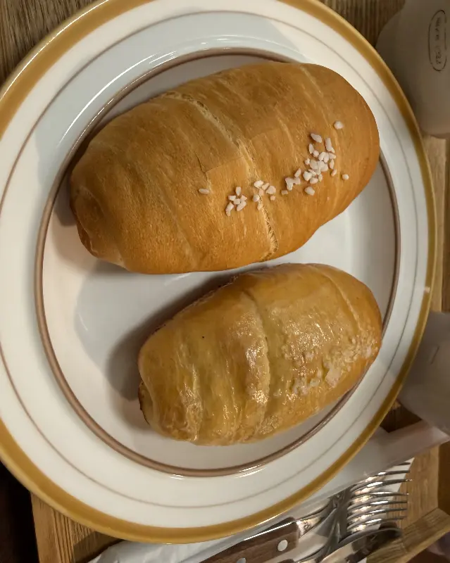 크랙 소금빵 클로즈업