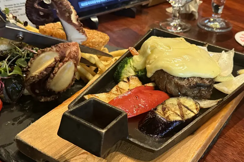 문어 콩피 파스타