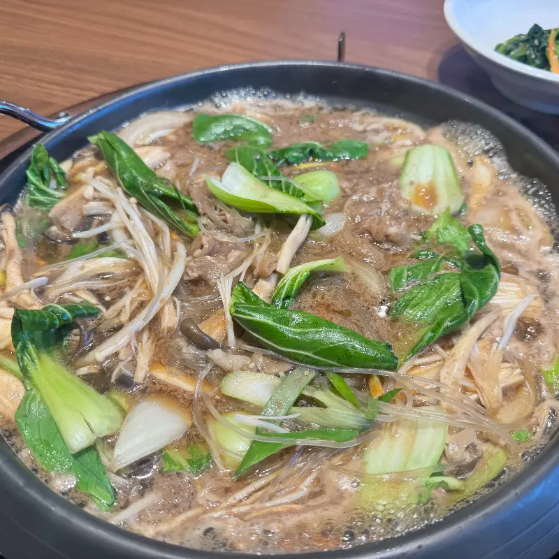 깊은 맛이 우러나는 불고기 뚝배기