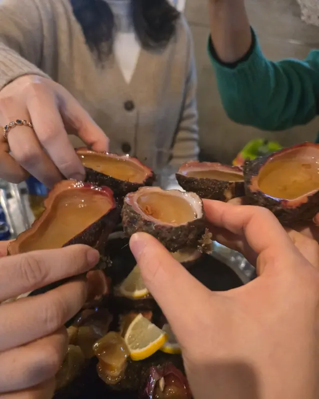 해산물과 야채의 조화