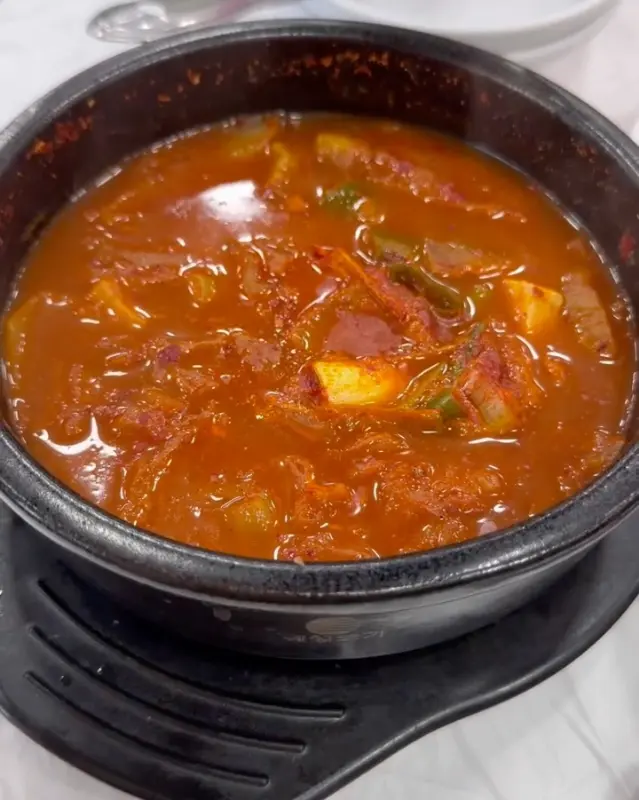 김치찌개의 모습