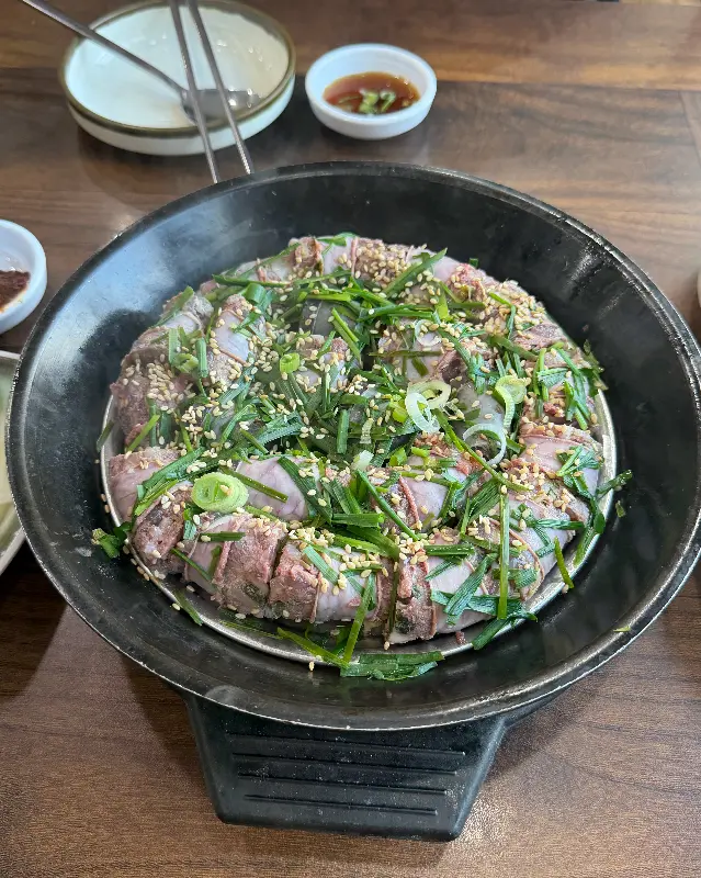 모듬 순대 확대샷