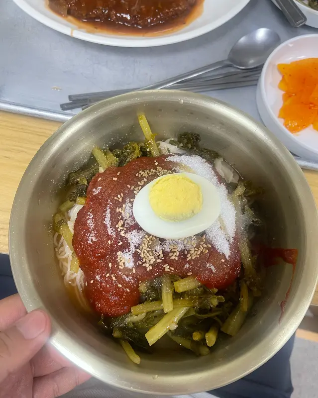 화천열무국수 비주얼