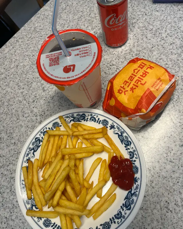 핫크리스피버거 세트