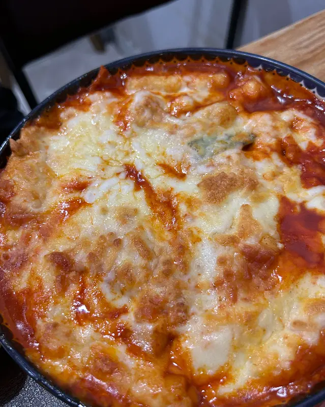 치즈 떡볶이 확대샷