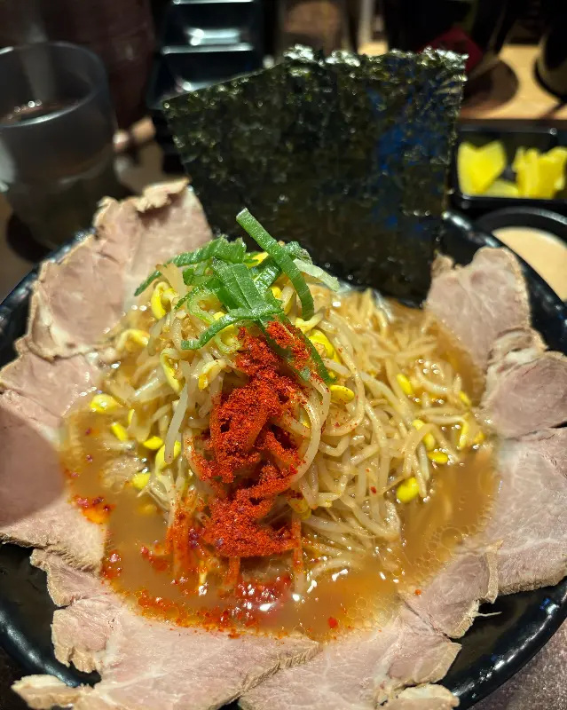 모악산 라멘의 화려한 비주얼