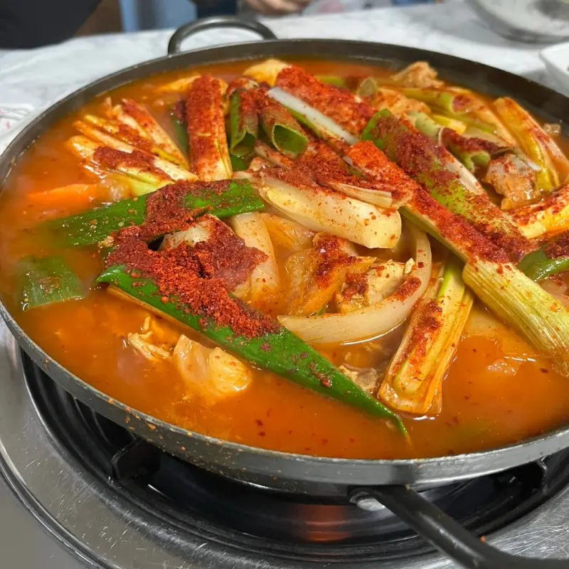 닭볶음탕의 먹음직스러운 비주얼