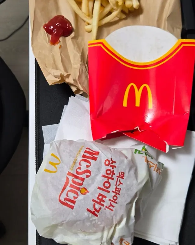 맥스파이시 상하이 버거 세트