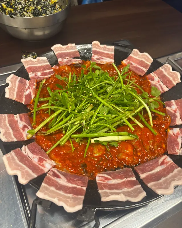 쭈꾸미와 미나리