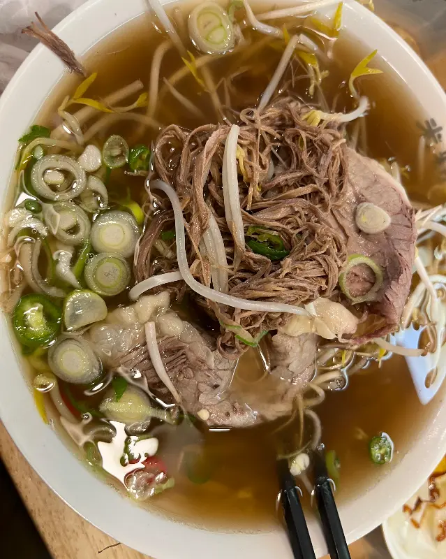 미분당 쌀국수 근접샷