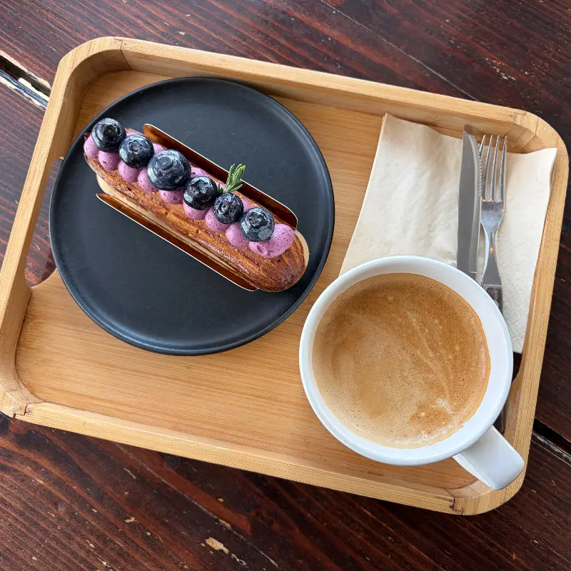 블루베리 에클레어