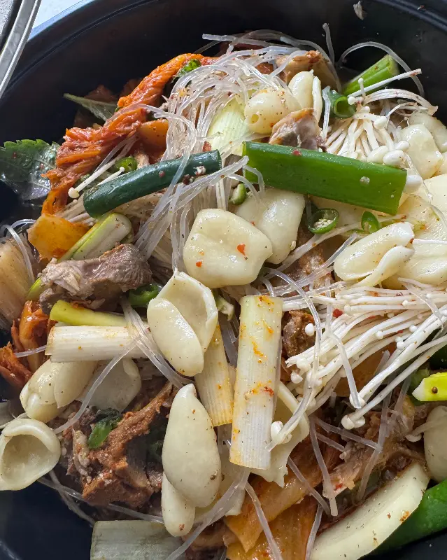 감자탕 디테일 샷