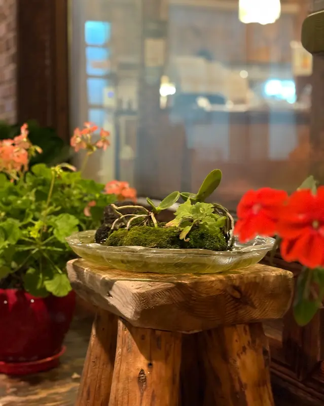 카페 내부 소품