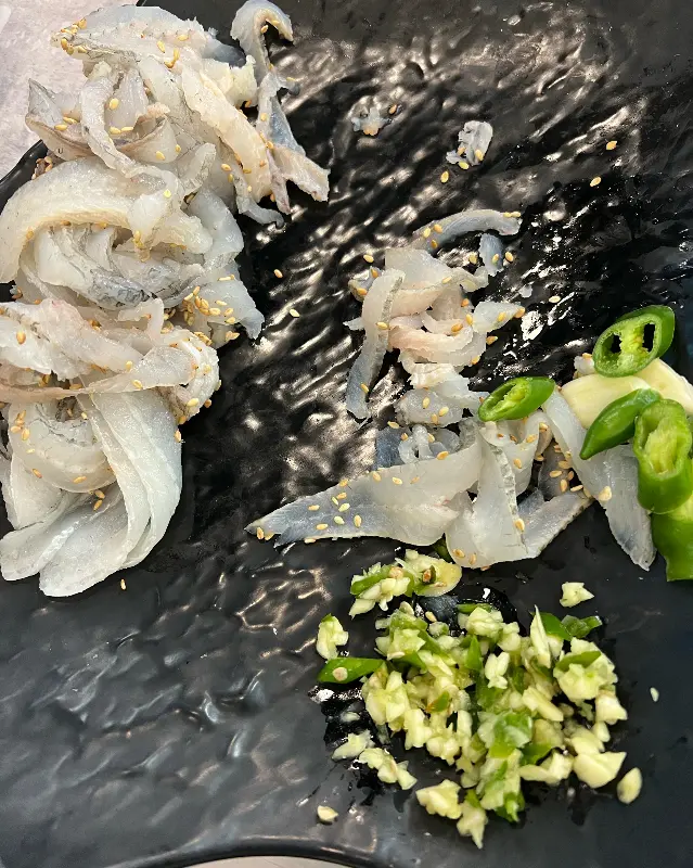 싱싱한 막회의 자태