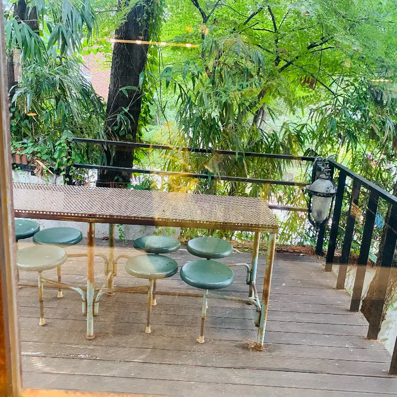 카멜커피 테라스 좌석