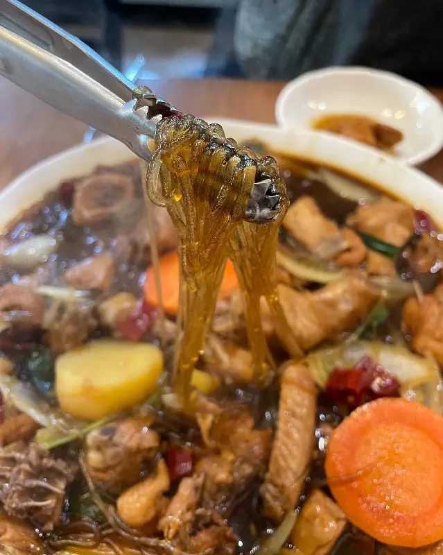 찜닭 속 쫀득한 당면