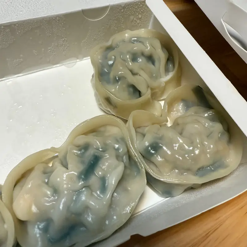 촉촉한 만두 포장