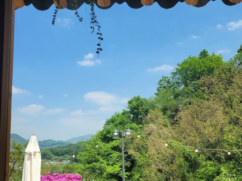 한옥정원숲에서 바라본 풍경