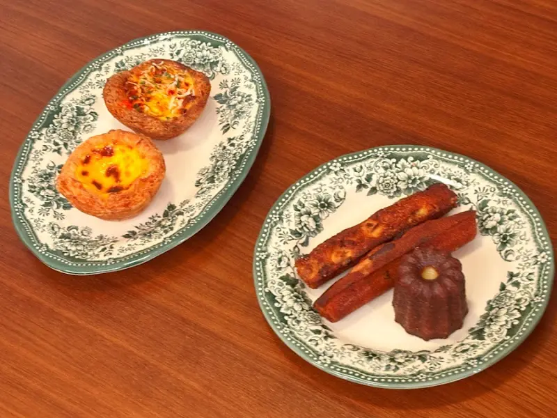 에그타르트, 까눌레, 구움과자