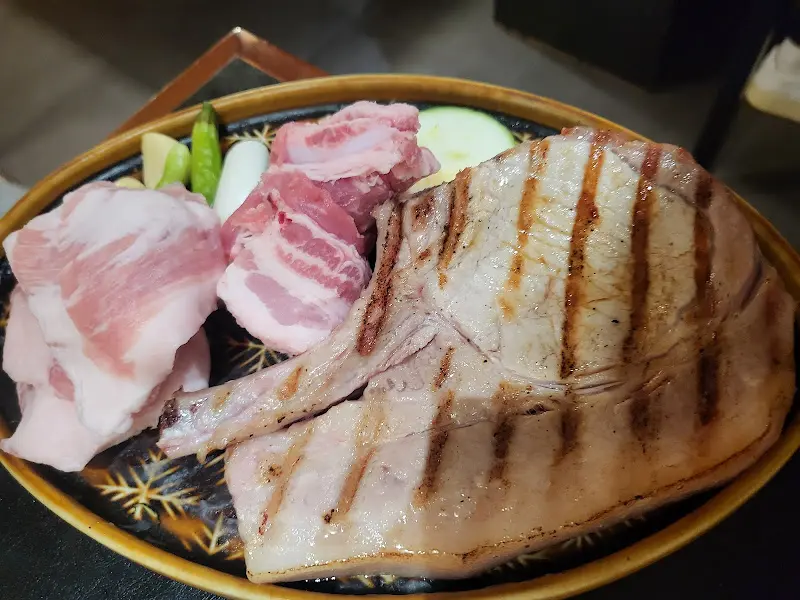 구워져 나오는 알등심