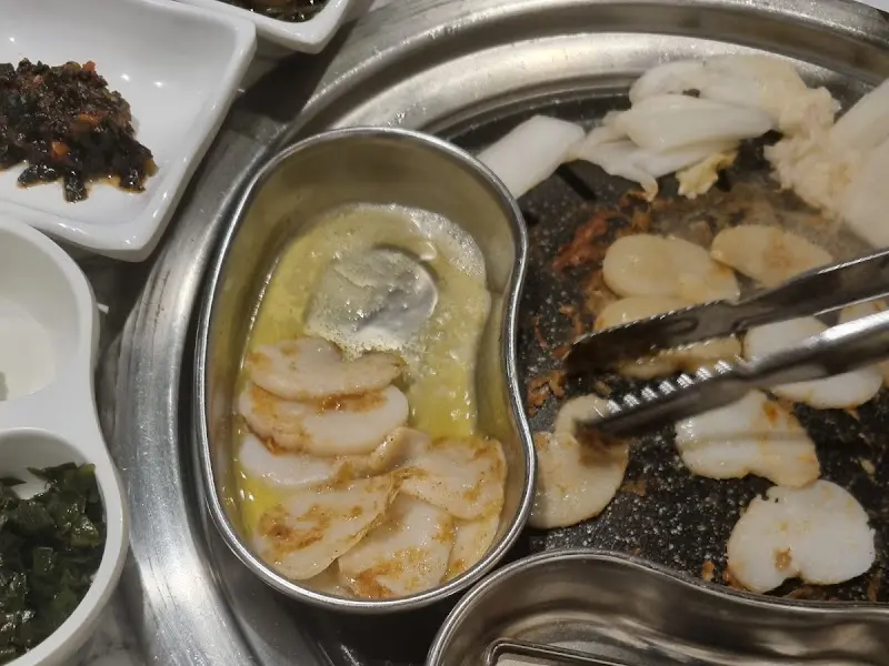 버터가 녹아든 관자의 모습