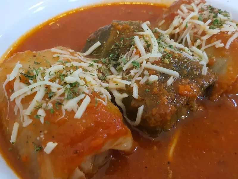 토마토 카베츠롤 근접샷