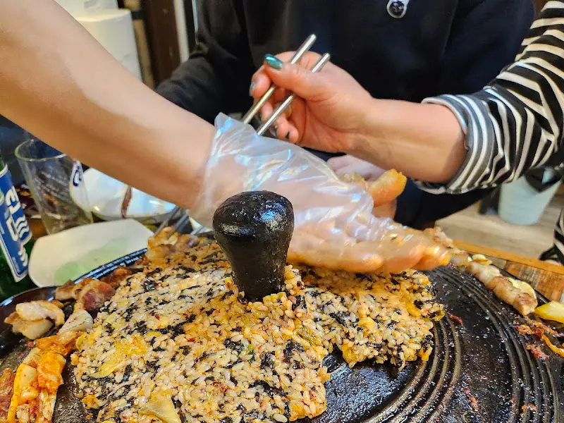 볶음밥 만드는 과정