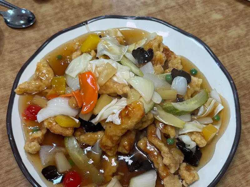 윤기가 흐르는 탕수육