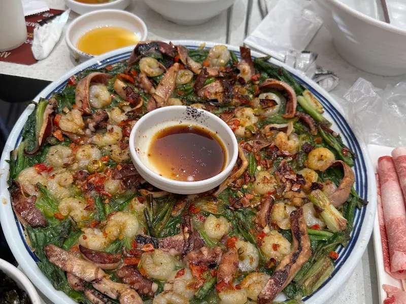 해물이 듬뿍 들어간 해물파전