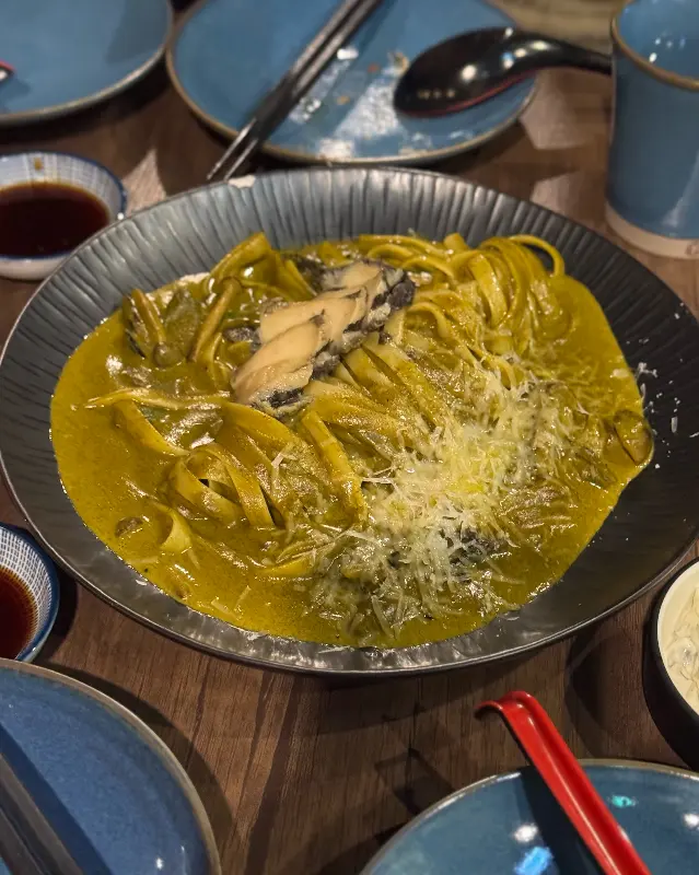 전복내장 파스타