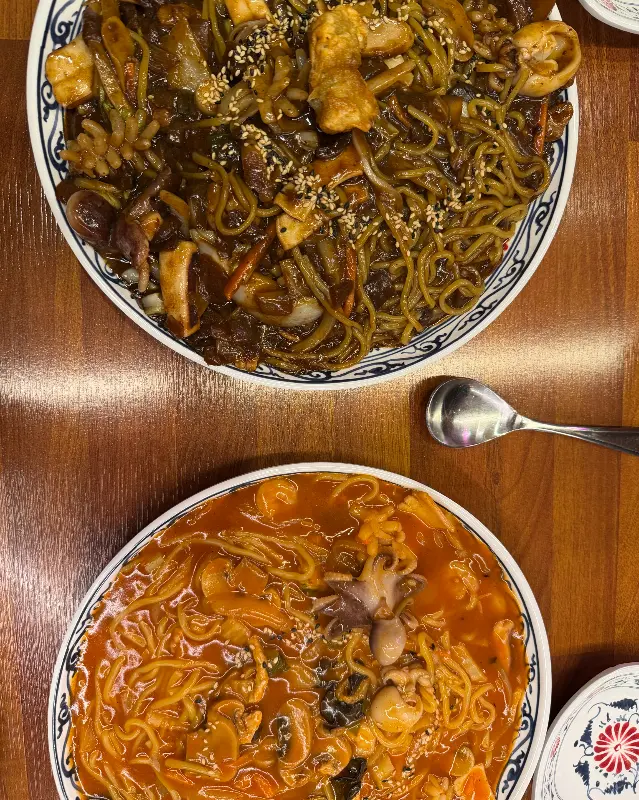 도야짬뽕과 짜장면