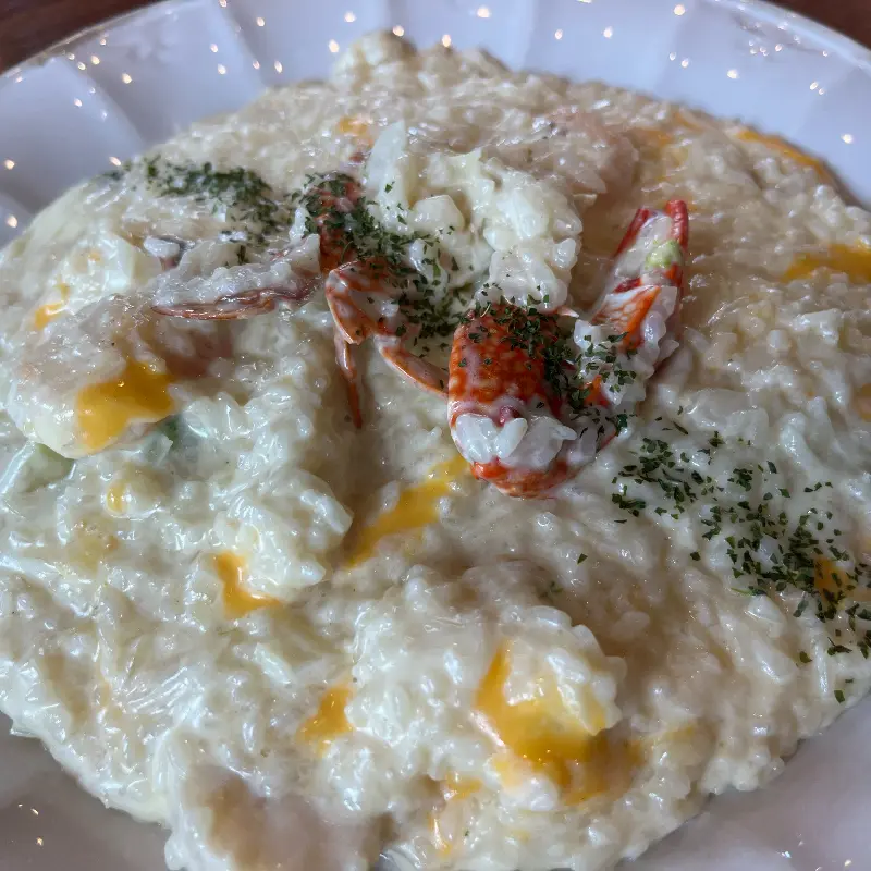 해산물이 듬뿍 들어간 리조또