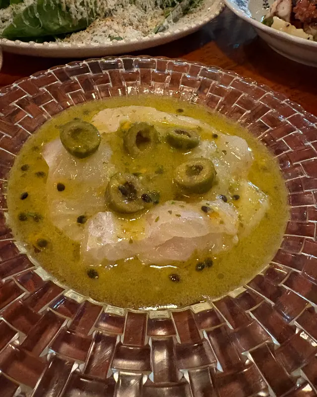 싱싱한 광어 크루도